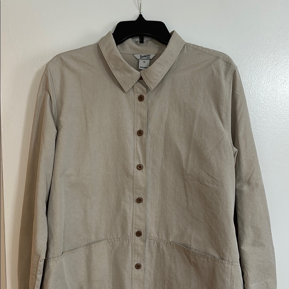 Duluth Trading Co Women's Tan Garden Shirt